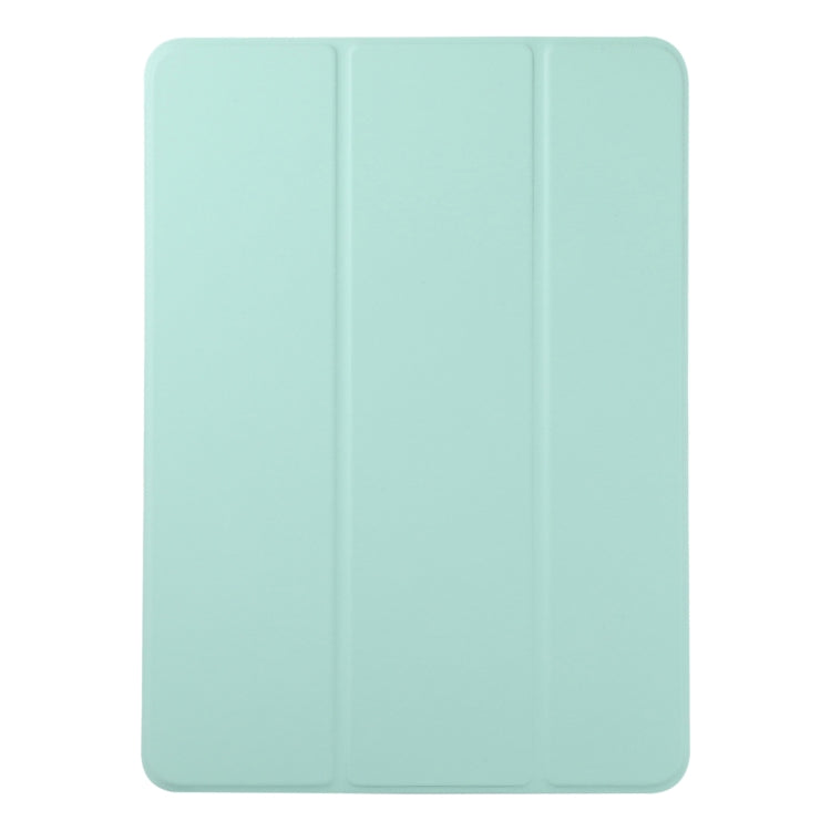 For iPad Pro 13 2024 Double-sided Clip Non-buckle Magnetic PU Smart Tablet Case(Light Green) - iPad Air 13 2025 / 2024 Cases by PMC TechLife | Online Shopping South Africa | PMC TechLife | Buy Now Pay Later Mobicred