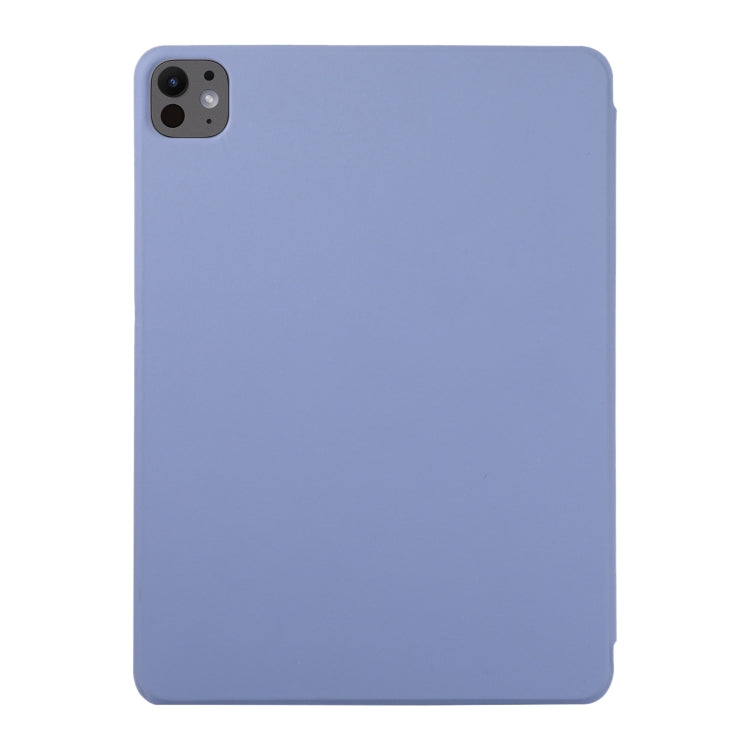 For iPad Pro 13 2024 Double-sided Clip Non-buckle Magnetic PU Smart Tablet Case(Purple) - iPad Air 13 2025 / 2024 Cases by PMC TechLife | Online Shopping South Africa | PMC TechLife | Buy Now Pay Later Mobicred