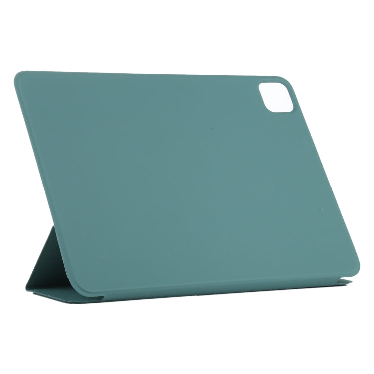 For iPad Pro 11 2024 Double-sided Clip Non-buckle Magnetic PU Smart Tablet Case(Green) - iPad Pro 11 2024 Cases by PMC TechLife | Online Shopping South Africa | PMC TechLife | Buy Now Pay Later Mobicred