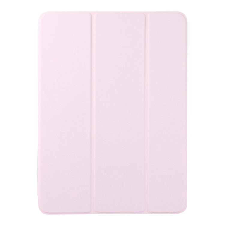For iPad Pro 11 2024 Double-sided Clip Non-buckle Magnetic PU Smart Tablet Case(Pink) - iPad Pro 11 2024 Cases by PMC TechLife | Online Shopping South Africa | PMC TechLife | Buy Now Pay Later Mobicred