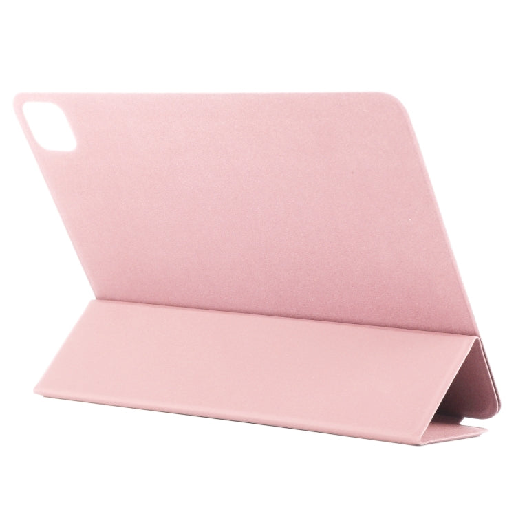 For iPad Pro 11 2024 Double-sided Clip Non-buckle Magnetic PU Smart Tablet Case(Rose Gold) - iPad Pro 11 2024 Cases by PMC TechLife | Online Shopping South Africa | PMC TechLife | Buy Now Pay Later Mobicred