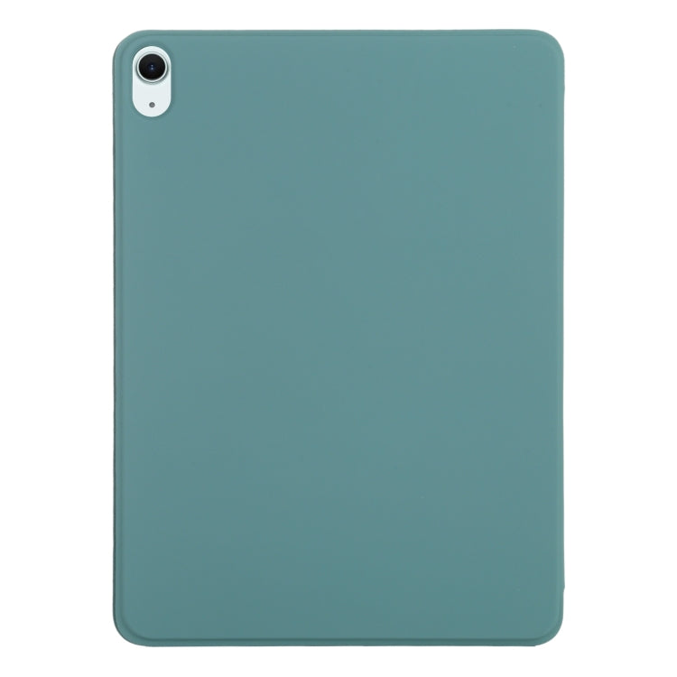 For iPad Air 11 2024 Double-sided Clip Non-buckle Magnetic PU Smart Tablet Case(Green) - iPad Air 11 2024 Cases by PMC TechLife | Online Shopping South Africa | PMC TechLife | Buy Now Pay Later Mobicred