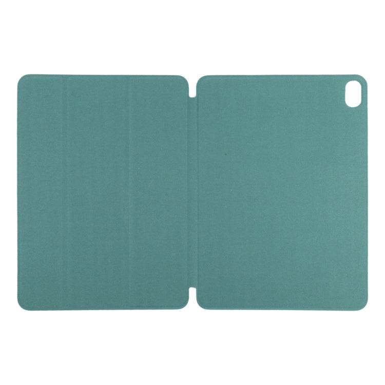 For iPad Air 11 2024 Double-sided Clip Non-buckle Magnetic PU Smart Tablet Case(Green) - iPad Air 11 2024 Cases by PMC TechLife | Online Shopping South Africa | PMC TechLife | Buy Now Pay Later Mobicred