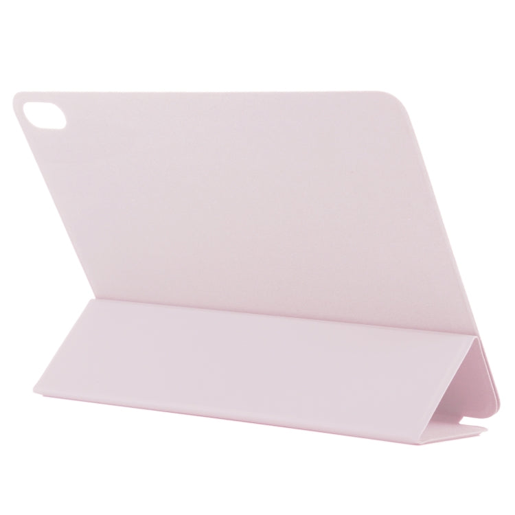 For iPad Air 11 2025 / 2024 Double-sided Clip Non-buckle Magnetic PU Smart Tablet Case(Pink) - iPad Air 11 2025 / 2024 Cases by PMC TechLife | Online Shopping South Africa | PMC TechLife | Buy Now Pay Later Mobicred