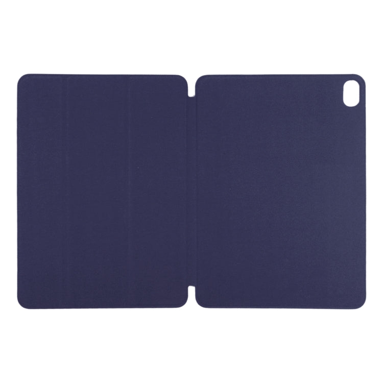 For iPad Air 11 2024 Double-sided Clip Non-buckle Magnetic PU Smart Tablet Case(Dark Blue) - iPad Air 11 2024 Cases by PMC TechLife | Online Shopping South Africa | PMC TechLife | Buy Now Pay Later Mobicred