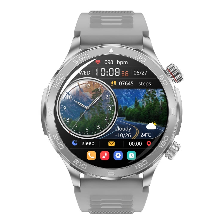 DK67 1.53 inch IP67 BT 5.0 Fitness Sport Smart Watch, Support Bluetooth Call / Sleep / Blood Oxygen / Heart Rate / Blood Pressure Health Monitor(Silver) - Smart Watches by PMC TechLife | Online Shopping South Africa | PMC TechLife | Buy Now Pay Later Mobicred