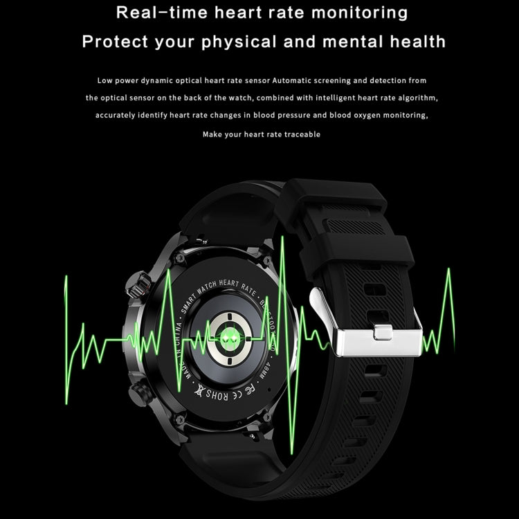 DK67 1.53 inch IP67 BT 5.0 Fitness Sport Smart Watch, Support Bluetooth Call / Sleep / Blood Oxygen / Heart Rate / Blood Pressure Health Monitor(Silver) - Smart Watches by PMC TechLife | Online Shopping South Africa | PMC TechLife | Buy Now Pay Later Mobicred
