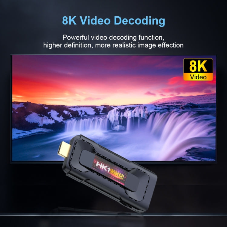 HK1 RBOX D8 RK3528 Android 13.0 Quad Core 8K HD Wifi6 Bluetooth TV Stick, RAM:4GB+32GB(EU Plug) - Android TV Sticks by PMC TechLife | Online Shopping South Africa | PMC TechLife | Buy Now Pay Later Mobicred