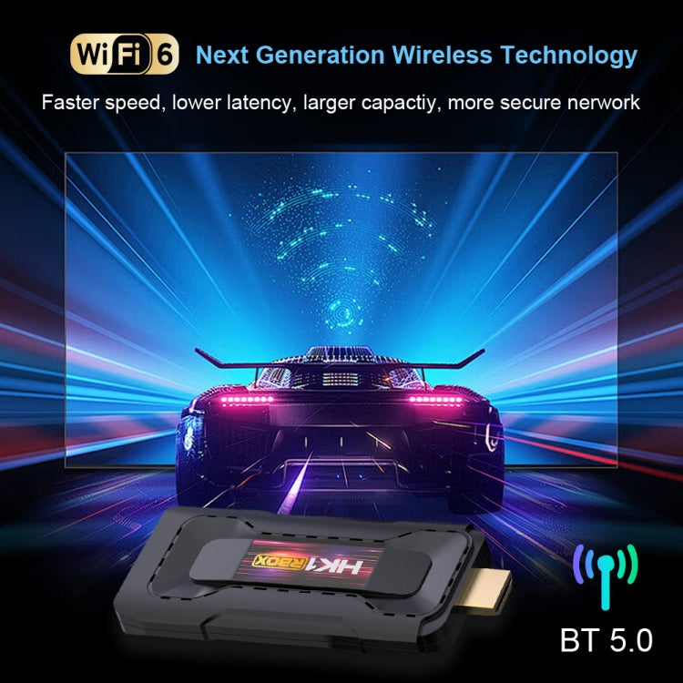 HK1 RBOX D8 RK3528 Android 13.0 Quad Core 8K HD Wifi6 Bluetooth TV Stick, RAM:4GB+32GB(UK Plug) - Android TV Sticks by PMC TechLife | Online Shopping South Africa | PMC TechLife | Buy Now Pay Later Mobicred