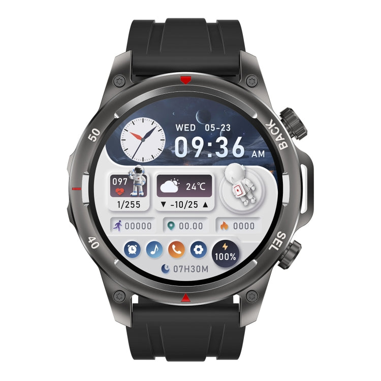 DK68 1.53 inch IP67 BT 5.0 Fitness Sport Smart Watch, Support LED Flashlight / Bluetooth Call / Sleep / Blood Oxygen / Heart Rate / Blood Pressure Health Monitor(Black) - Smart Watches by PMC TechLife | Online Shopping South Africa | PMC TechLife | Buy Now Pay Later Mobicred