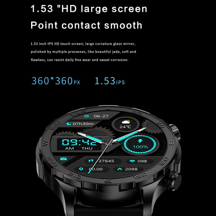 DK67 1.53 inch IP67 BT 5.0 Fitness Sport Smart Watch, Support Bluetooth Call / Sleep / Blood Oxygen / Heart Rate / Blood Pressure Health Monitor(Brown) - Smart Watches by PMC TechLife | Online Shopping South Africa | PMC TechLife | Buy Now Pay Later Mobicred