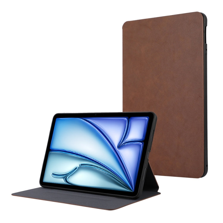 For iPad Air 11 2024 TPU Flip Tablet Protective Leather Case(Brown) - iPad Air 11 2024 Cases by PMC TechLife | Online Shopping South Africa | PMC TechLife | Buy Now Pay Later Mobicred
