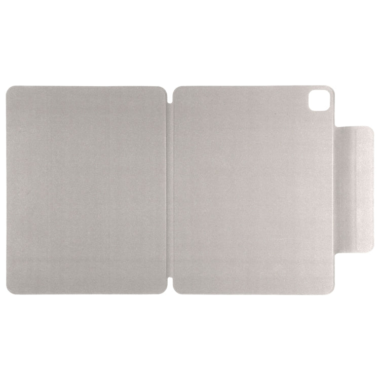 For iPad Pro 13 2024 Double-sided Clip Fixed Buckle Magnetic PU Leather Smart Tablet Case(Grey) - iPad Pro 13 2024 Cases by PMC TechLife | Online Shopping South Africa | PMC TechLife | Buy Now Pay Later Mobicred