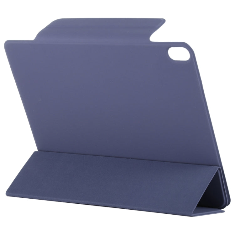 For iPad Air 11 2024 Double-sided Clip Fixed Buckle Magnetic PU Leather Smart Tablet Case(Dark Blue) - iPad Air 11 2024 Cases by PMC TechLife | Online Shopping South Africa | PMC TechLife | Buy Now Pay Later Mobicred