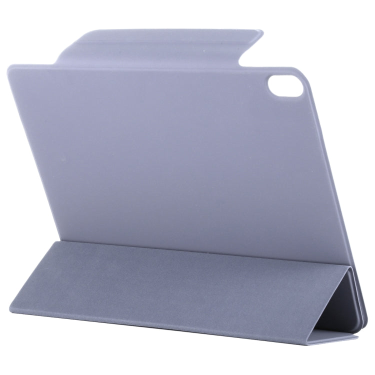 For iPad Air 11 2024 Double-sided Clip Fixed Buckle Magnetic PU Leather Smart Tablet Case(Purple) - iPad Air 11 2024 Cases by PMC TechLife | Online Shopping South Africa | PMC TechLife | Buy Now Pay Later Mobicred