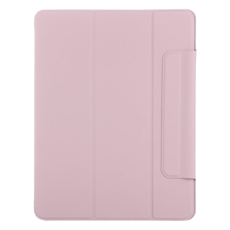 For iPad Air 11 2025 / 2024 Double-sided Clip Fixed Buckle Magnetic PU Leather Smart Tablet Case(Rose Gold) - iPad Air 11 2025 / 2024 Cases by PMC TechLife | Online Shopping South Africa | PMC TechLife | Buy Now Pay Later Mobicred