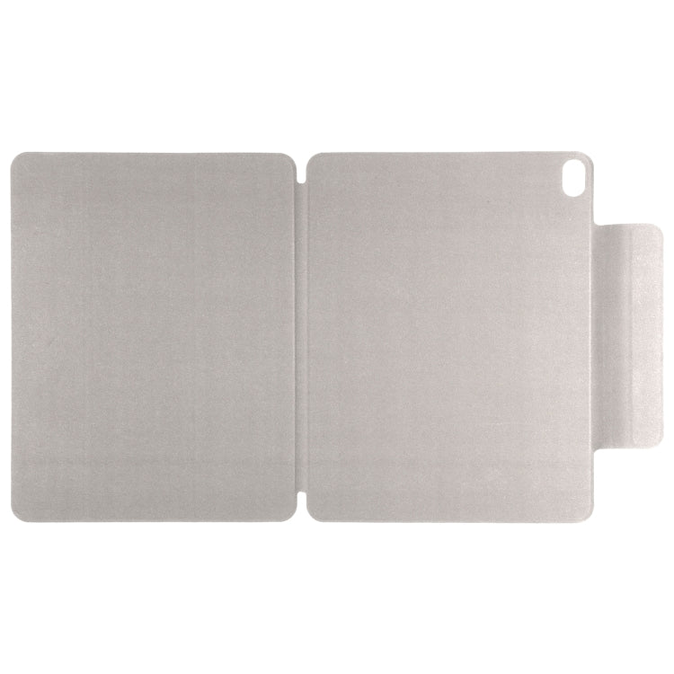 For iPad Air 11 2025 / 2024 Double-sided Clip Fixed Buckle Magnetic PU Leather Smart Tablet Case(Grey) - iPad Air 11 2025 / 2024 Cases by PMC TechLife | Online Shopping South Africa | PMC TechLife | Buy Now Pay Later Mobicred