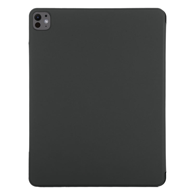 For iPad Pro 11 2024 Double-sided Clip Fixed Buckle Magnetic PU Leather Smart Tablet Case(Black) - iPad Pro 11 2024 Cases by PMC TechLife | Online Shopping South Africa | PMC TechLife | Buy Now Pay Later Mobicred