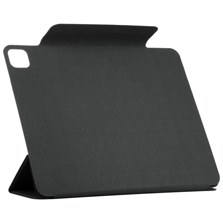 For iPad Pro 11 2024 Double-sided Clip Fixed Buckle Magnetic PU Leather Smart Tablet Case(Black) - iPad Pro 11 2024 Cases by PMC TechLife | Online Shopping South Africa | PMC TechLife | Buy Now Pay Later Mobicred