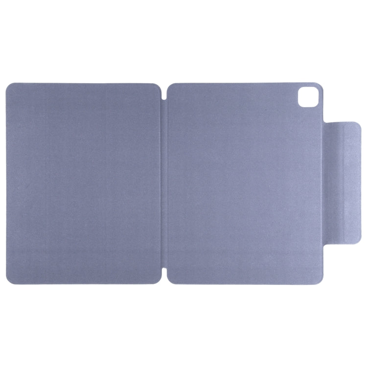 For iPad Pro 11 2024 Double-sided Clip Fixed Buckle Magnetic PU Leather Smart Tablet Case(Purple) - iPad Pro 11 2024 Cases by PMC TechLife | Online Shopping South Africa | PMC TechLife | Buy Now Pay Later Mobicred