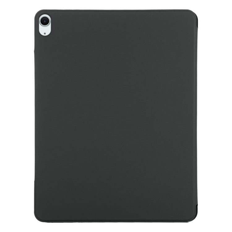 For iPad Air 13 2025 / 2024 Double-sided Clip Fixed Buckle Magnetic PU Leather Smart Tablet Case(Black) - iPad Air 13 2025 / 2024 Cases by PMC TechLife | Online Shopping South Africa | PMC TechLife | Buy Now Pay Later Mobicred