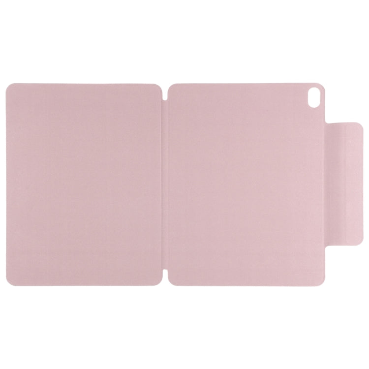For iPad Air 13 2025 / 2024 Double-sided Clip Fixed Buckle Magnetic PU Leather Smart Tablet Case(Rose Gold) - iPad Air 13 2025 / 2024 Cases by PMC TechLife | Online Shopping South Africa | PMC TechLife | Buy Now Pay Later Mobicred