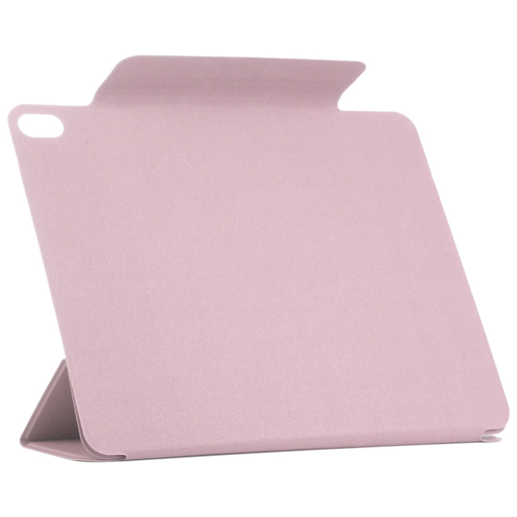 For iPad Air 13 2025 / 2024 Double-sided Clip Fixed Buckle Magnetic PU Leather Smart Tablet Case(Rose Gold) - iPad Air 13 2025 / 2024 Cases by PMC TechLife | Online Shopping South Africa | PMC TechLife | Buy Now Pay Later Mobicred