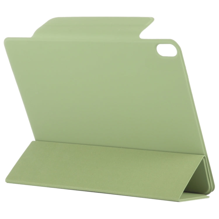 For iPad Air 13 2025 / 2024 Double-sided Clip Fixed Buckle Magnetic PU Leather Smart Tablet Case(Grass Green) - iPad Air 13 2025 / 2024 Cases by PMC TechLife | Online Shopping South Africa | PMC TechLife | Buy Now Pay Later Mobicred