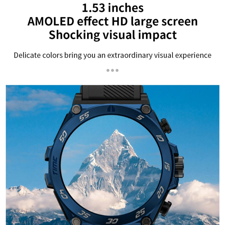 LC18 1.53 inch IP67 BT5.0 Sport Smart Watch with Earbuds, Support Bluetooth Call / Sleep / Blood Oxygen / Heart Rate / Blood Pressure Health Monitor(Black) - Smart Watches by PMC TechLife | Online Shopping South Africa | PMC TechLife | Buy Now Pay Later Mobicred