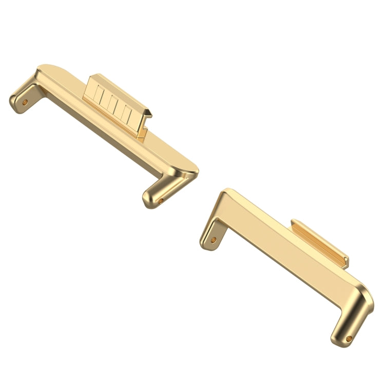 For Huawei Watch Fit3 20mm 1 Pair Stainless Steel Metal Watch Band Connector(Gold) - free shipping - PMc TechLife - Order now!