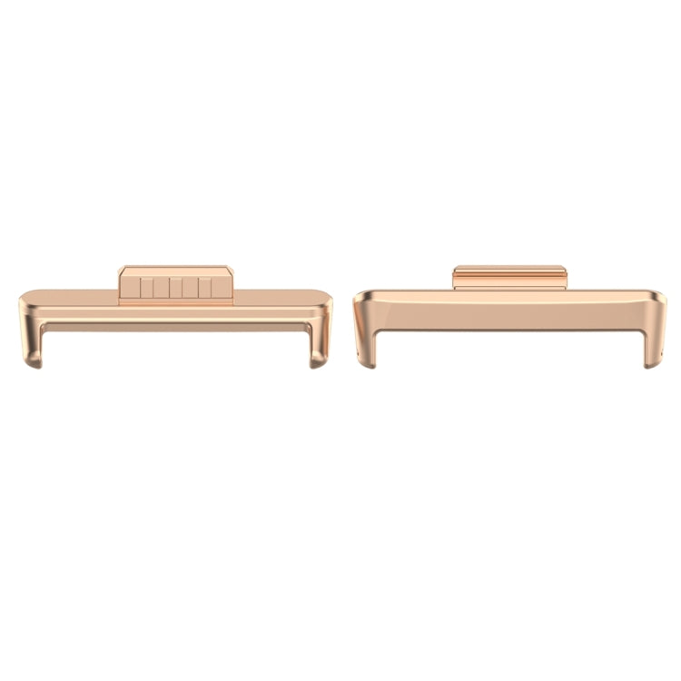 For Huawei Watch Fit3 20mm 1 Pair Stainless Steel Metal Watch Band Connector(Rose Gold) - free shipping - PMc TechLife - Order now!