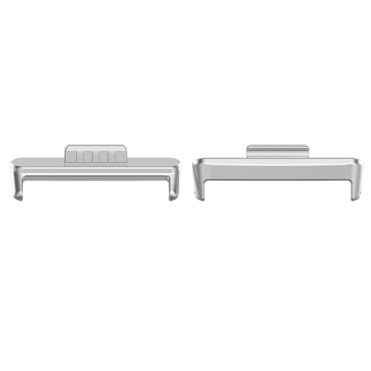 For Huawei Watch Fit3 20mm 1 Pair Stainless Steel Metal Watch Band Connector(Silver) - free shipping - PMc TechLife - Order now!