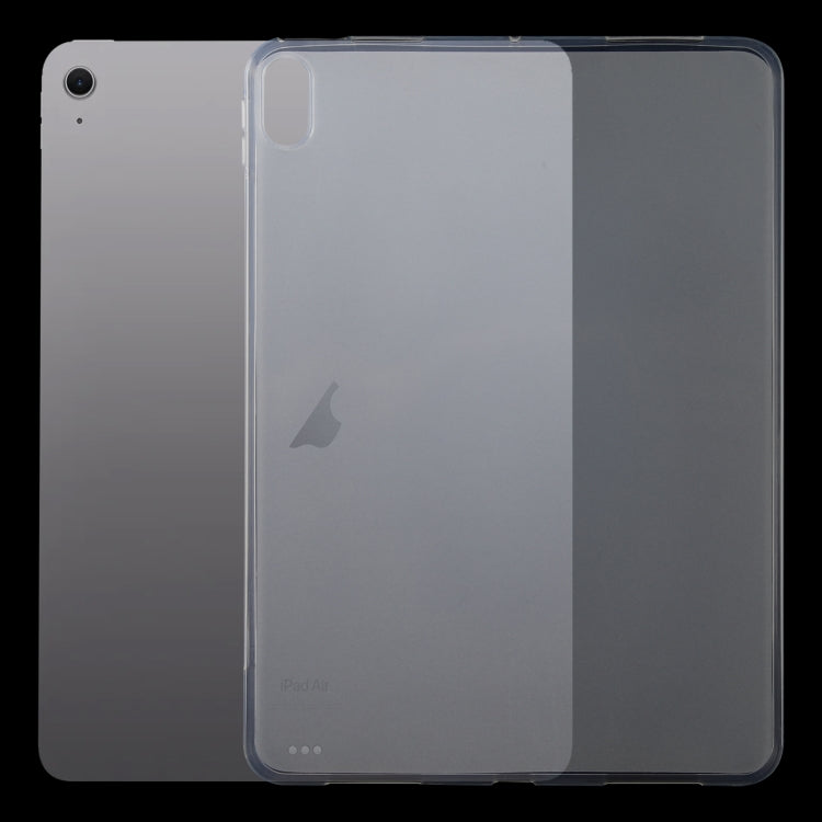For iPad Air 11 2025 / 2024 / 5 / 4 0.75mm Shockproof Outside Glossy Inside Frosted TPU Tablet Case(Transparent) - iPad Air 11 2025 / 2024 Cases by PMC TechLife | Online Shopping South Africa | PMC TechLife | Buy Now Pay Later Mobicred