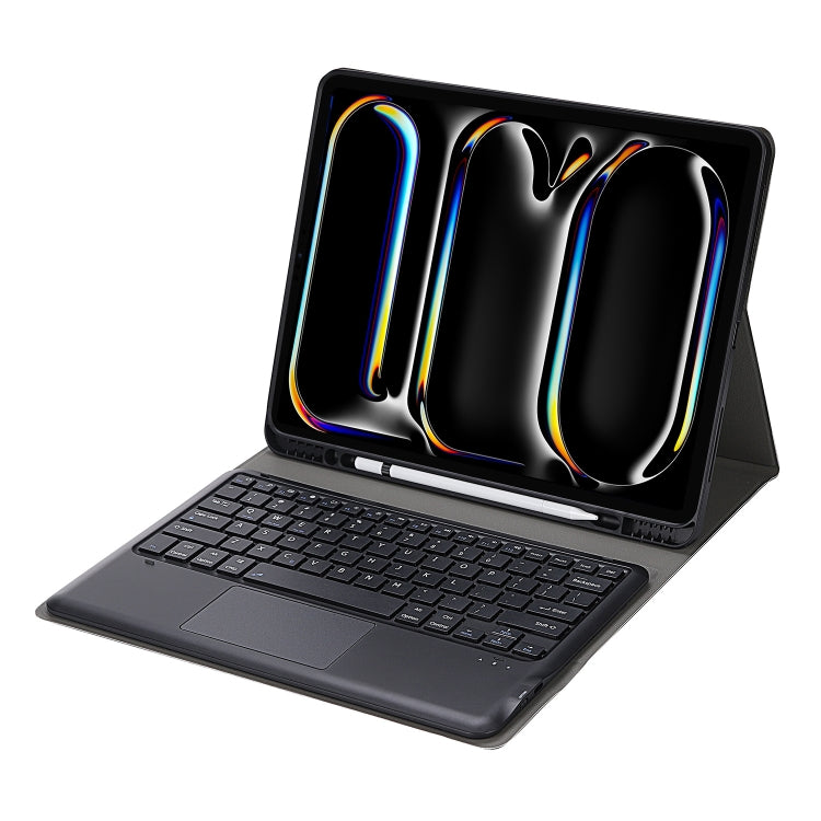 For iPad Pro 13 2024 A14B-A Detachable Ultra-Thin Bluetooth Touch Keyboard Leather Tablet Case with Pen Slot(Rose Gold) - For iPad Pro by PMC Jewellery | Online Shopping South Africa | PMC Jewellery | Buy Now Pay Later Mobicred