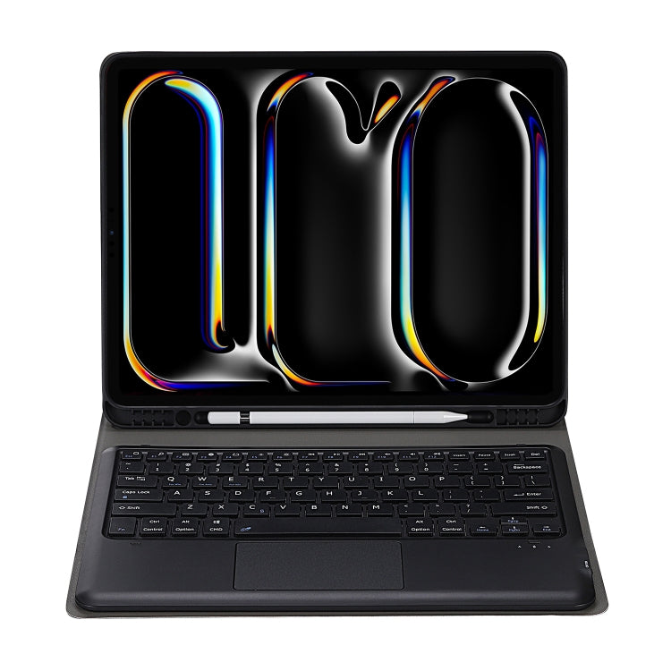 For iPad Pro 13 2024 A14B-A Detachable Ultra-Thin Bluetooth Touch Keyboard Leather Tablet Case with Pen Slot(Rose Gold) - For iPad Pro by PMC Jewellery | Online Shopping South Africa | PMC Jewellery | Buy Now Pay Later Mobicred