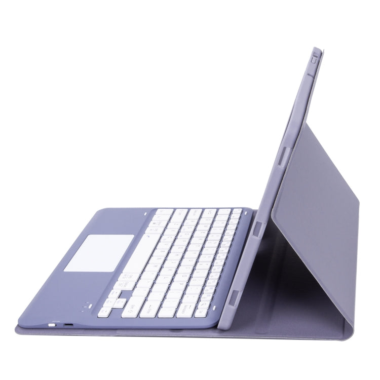For iPad Pro 13 2024 A14B-A Detachable Ultra-Thin Bluetooth Touch Keyboard Leather Tablet Case with Pen Slot(Purple) - For iPad Pro by PMC TechLife | Online Shopping South Africa | PMC TechLife | Buy Now Pay Later Mobicred