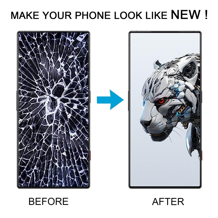 For ZTE nubia Red Magic 8S Pro+ Front Screen Outer Glass Lens with OCA Optically Clear Adhesive - For ZTE by PMC TechLife | Online Shopping South Africa | PMC TechLife | Buy Now Pay Later Mobicred