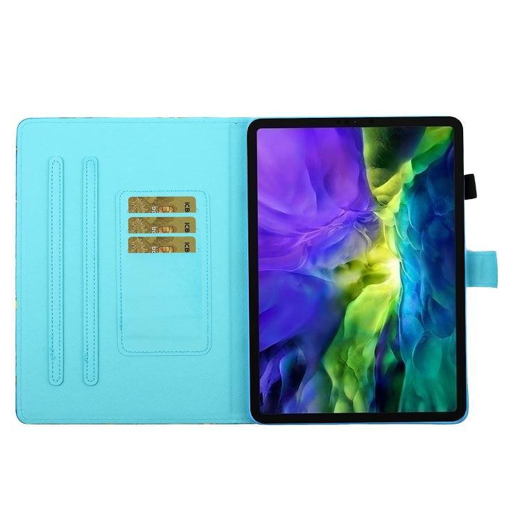 For iPad Pro 11 2024 Coloured Drawing Stitching Smart Leather Tablet Case(Colorful Elephant) - iPad Pro 11 2024 Cases by PMC TechLife | Online Shopping South Africa | PMC TechLife | Buy Now Pay Later Mobicred