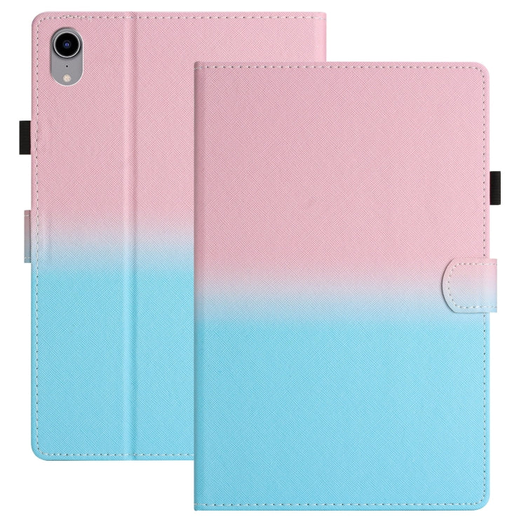 For iPad Pro 11 2024 Stitching Gradient Smart Leather Tablet Case(Pink Blue) - iPad Pro 11 2024 Cases by PMC TechLife | Online Shopping South Africa | PMC TechLife | Buy Now Pay Later Mobicred