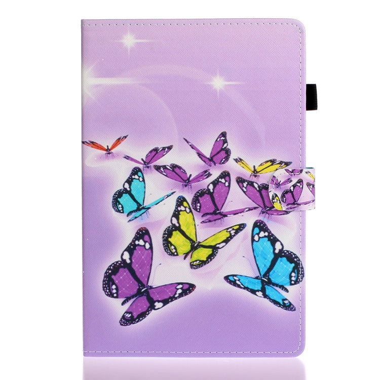 For iPad Pro 11 2024 Coloured Drawing Stitching Smart Leather Tablet Case(Butterflies) - iPad Pro 11 2024 Cases by PMC TechLife | Online Shopping South Africa | PMC TechLife | Buy Now Pay Later Mobicred