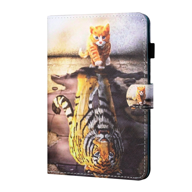 For iPad Pro 11 2024 Coloured Drawing Stitching Smart Leather Tablet Case(Cat and Tiger) - iPad Pro 11 2024 Cases by PMC TechLife | Online Shopping South Africa | PMC TechLife | Buy Now Pay Later Mobicred