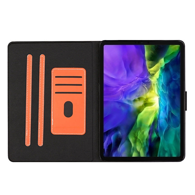 For iPad Pro 11 2024 Pure Color Smart Leather Tablet Case(Orange) - iPad Pro 11 2024 Cases by PMC TechLife | Online Shopping South Africa | PMC TechLife | Buy Now Pay Later Mobicred