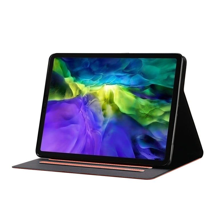 For iPad Pro 11 2024 Pure Color Smart Leather Tablet Case(Orange) - iPad Pro 11 2024 Cases by PMC TechLife | Online Shopping South Africa | PMC TechLife | Buy Now Pay Later Mobicred