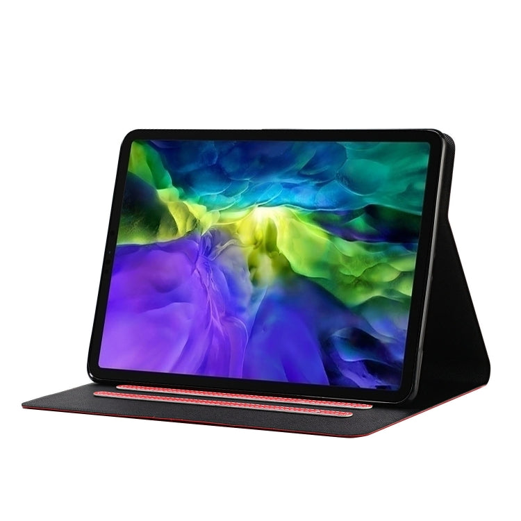 For iPad Pro 11 2024 Pure Color Smart Leather Tablet Case(Red) - iPad Pro 11 2024 Cases by PMC TechLife | Online Shopping South Africa | PMC TechLife | Buy Now Pay Later Mobicred