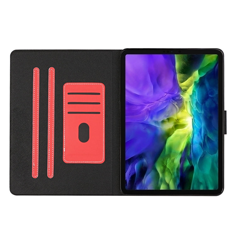 For iPad Pro 11 2024 Pure Color Smart Leather Tablet Case(Red) - iPad Pro 11 2024 Cases by PMC TechLife | Online Shopping South Africa | PMC TechLife | Buy Now Pay Later Mobicred