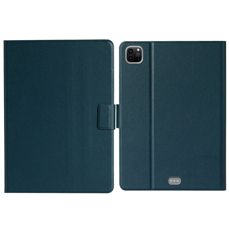 For iPad Pro 11 2024 Pure Color Smart Leather Tablet Case(Deep Green) - iPad Pro 11 2024 Cases by PMC TechLife | Online Shopping South Africa | PMC TechLife | Buy Now Pay Later Mobicred