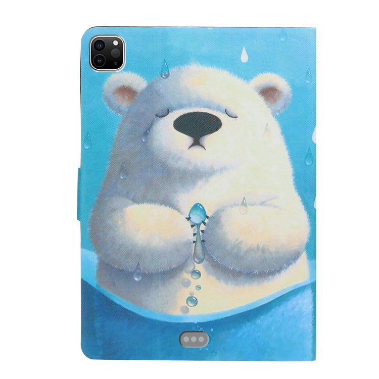 For iPad Pro 11 2024 Voltage Coloured Drawing Smart Leather Tablet Case(Polar Bear) - iPad Pro 11 2024 Cases by PMC TechLife | Online Shopping South Africa | PMC TechLife | Buy Now Pay Later Mobicred