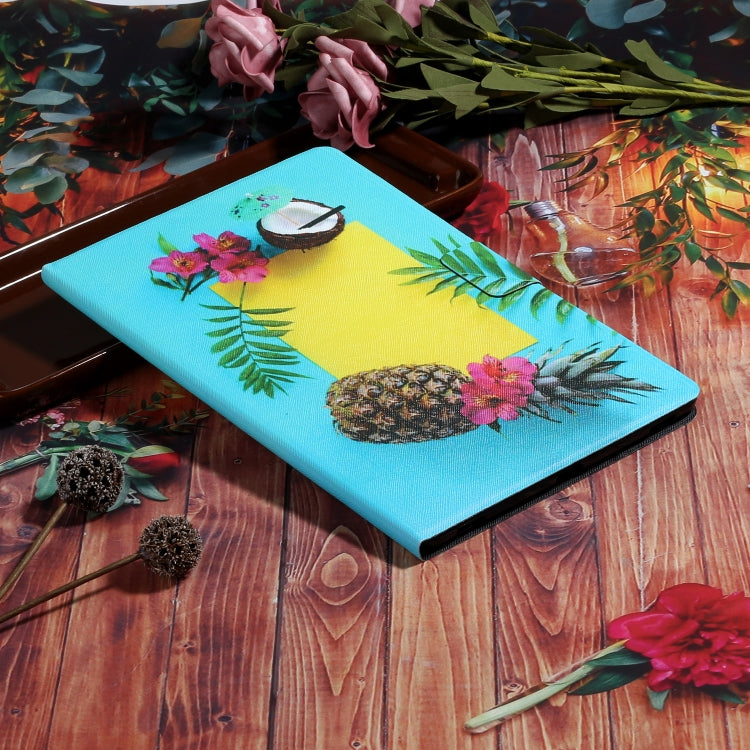 For iPad Pro 11 2024 Voltage Coloured Drawing Smart Leather Tablet Case(Pineapple) - iPad Pro 11 2024 Cases by PMC TechLife | Online Shopping South Africa | PMC TechLife | Buy Now Pay Later Mobicred