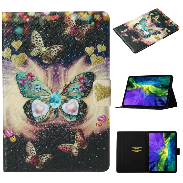 For iPad Pro 11 2024 Voltage Coloured Drawing Smart Leather Tablet Case(Butterflies) - iPad Pro 11 2024 Cases by PMC TechLife | Online Shopping South Africa | PMC TechLife | Buy Now Pay Later Mobicred