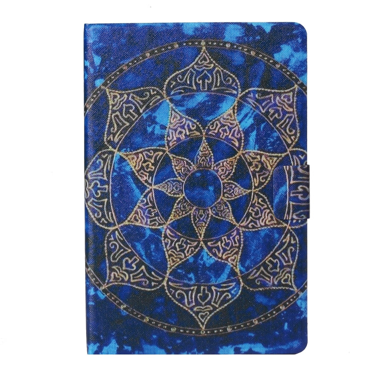 For iPad Pro 11 2024 Voltage Coloured Drawing Smart Leather Tablet Case(Blue Mandala) - iPad Pro 11 2024 Cases by PMC TechLife | Online Shopping South Africa | PMC TechLife | Buy Now Pay Later Mobicred